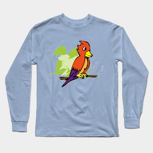 Tropical Bird Long Sleeve T-Shirt